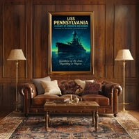 Uss Pennsylvania A Legacy Of Strength Poster PosterGoat