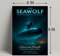 Uss Seawolf Iconic Guardian Of The Poster PosterGoat
