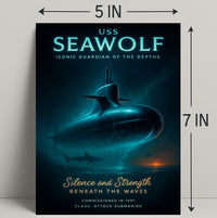 Uss Seawolf Iconic Guardian Of The Poster PosterGoat