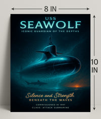 Uss Seawolf Iconic Guardian Of The Poster PosterGoat