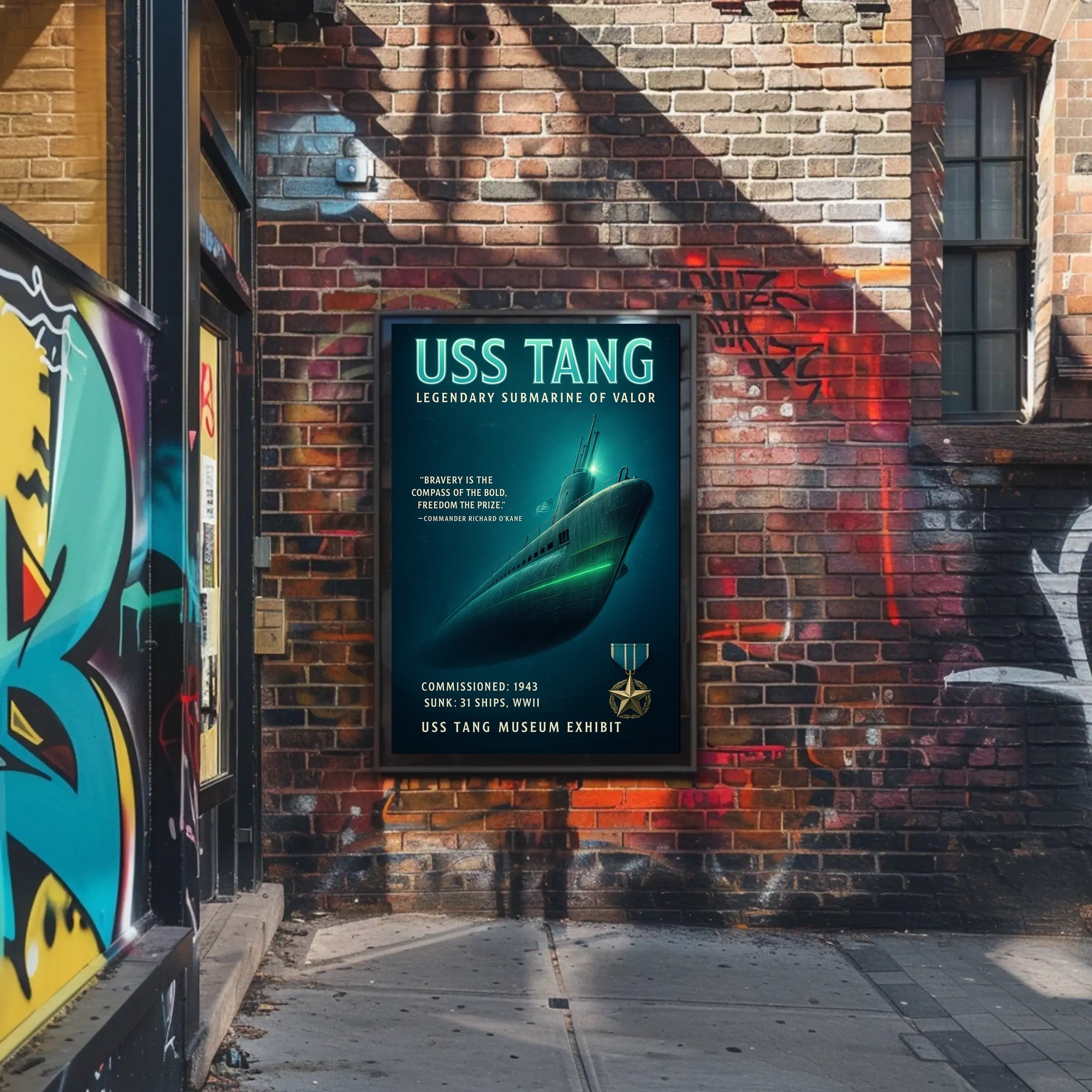 Uss Tang - Legendary Submarine Of Valor Poster PosterGoat