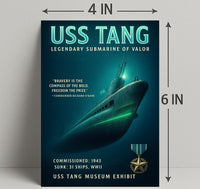 Uss Tang - Legendary Submarine Of Valor Poster PosterGoat