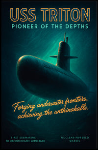 Uss Triton Pioneer Of The Depths Poster PosterGoat