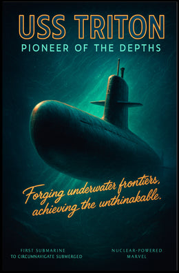 Uss Triton Pioneer Of The Depths Poster PosterGoat