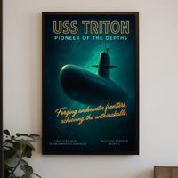 Uss Triton Pioneer Of The Depths Poster PosterGoat