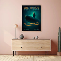 Uss Triton Pioneer Of The Depths Poster PosterGoat