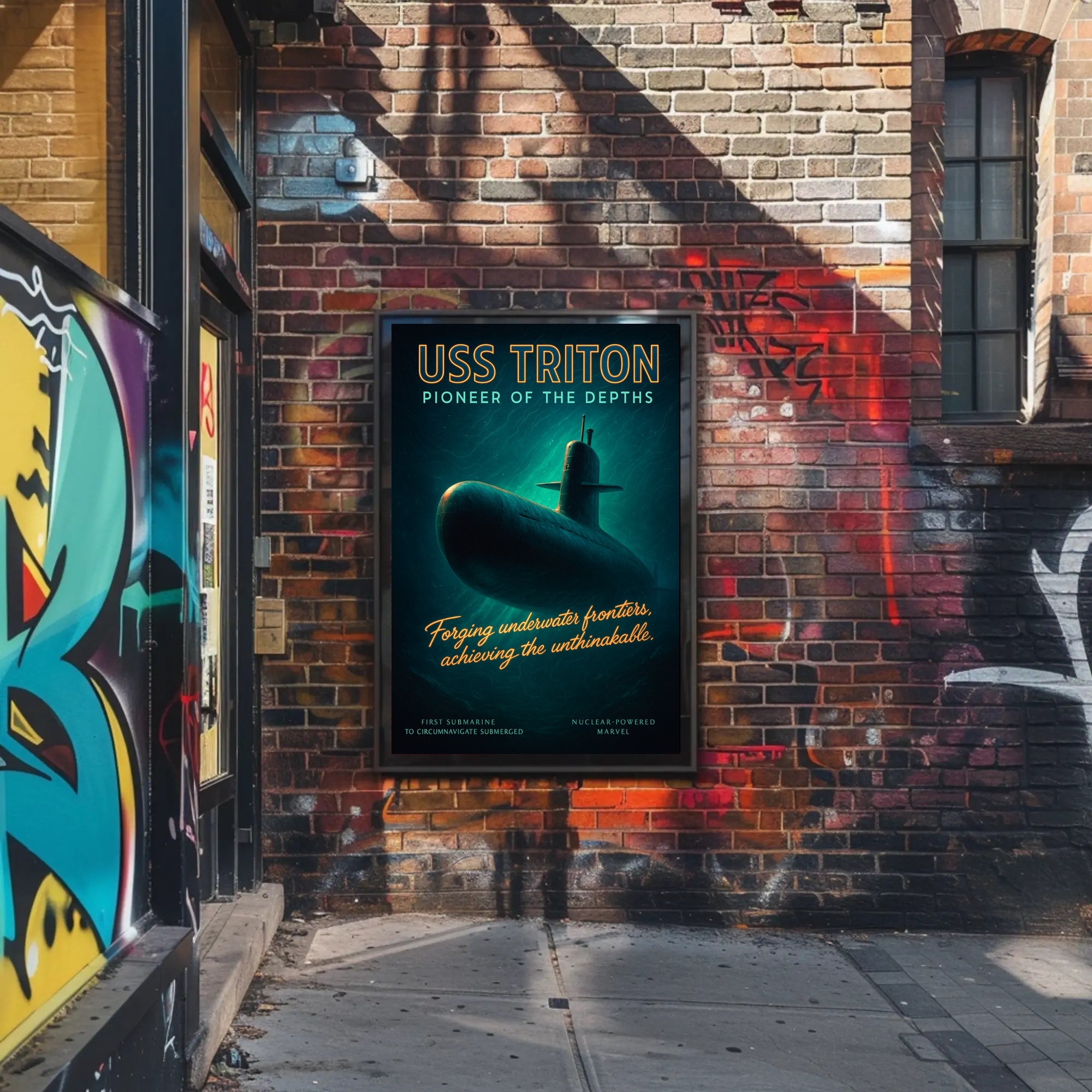 Uss Triton Pioneer Of The Depths Poster PosterGoat