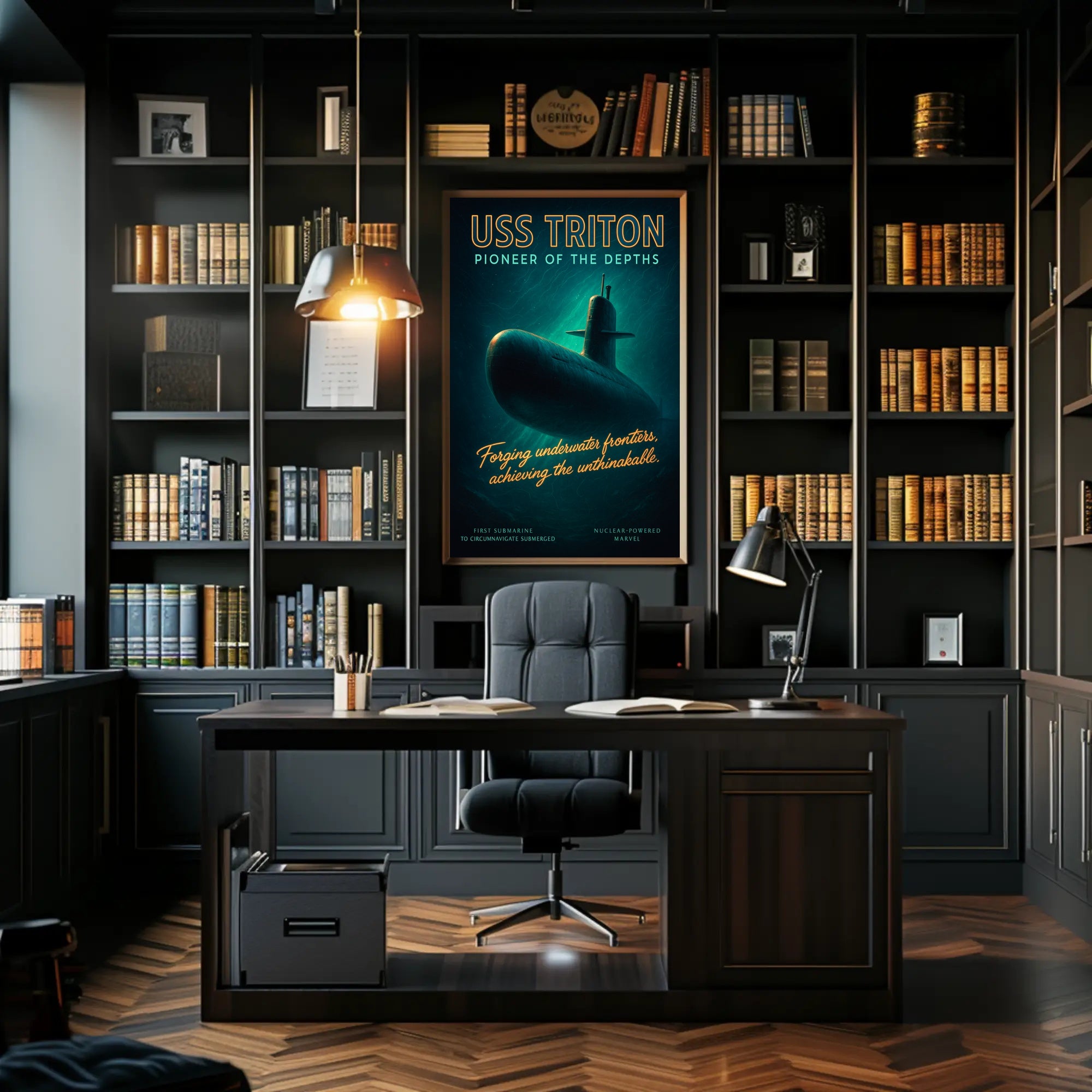 Uss Triton Pioneer Of The Depths Poster PosterGoat