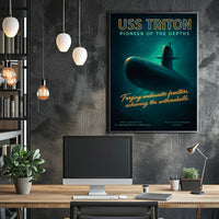 Uss Triton Pioneer Of The Depths Poster PosterGoat