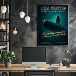 Uss Triton Pioneer Of The Depths Poster PosterGoat