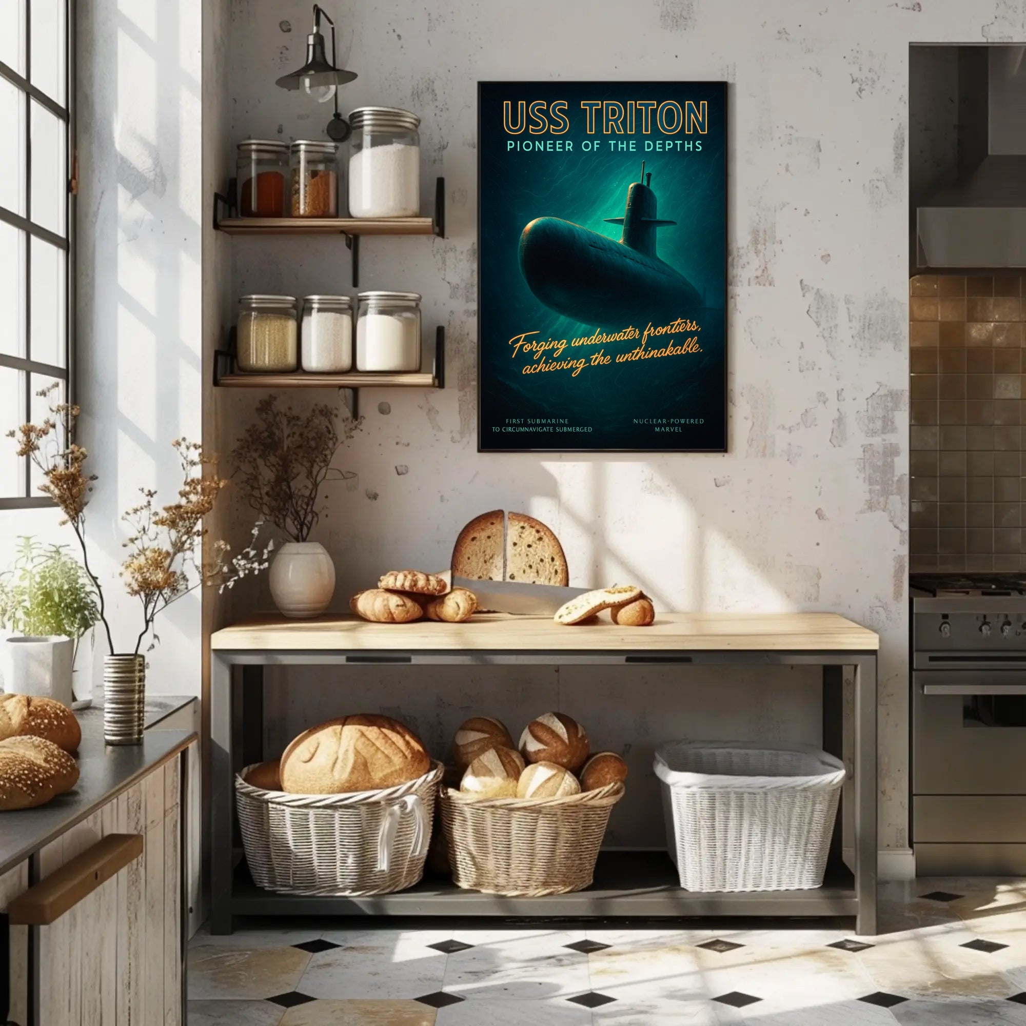 Uss Triton Pioneer Of The Depths Poster PosterGoat