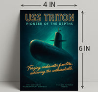 Uss Triton Pioneer Of The Depths Poster PosterGoat