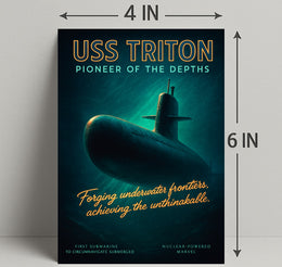 Uss Triton Pioneer Of The Depths Poster PosterGoat