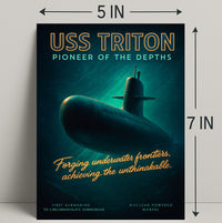 Uss Triton Pioneer Of The Depths Poster PosterGoat