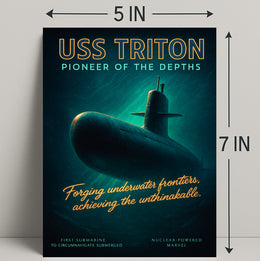 Uss Triton Pioneer Of The Depths Poster PosterGoat