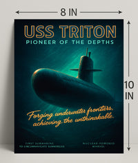 Uss Triton Pioneer Of The Depths Poster PosterGoat