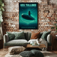 Uss Tullibee Silent Guardian Of The Poster PosterGoat