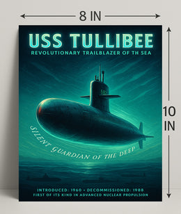 Uss Tullibee Silent Guardian Of The Poster PosterGoat