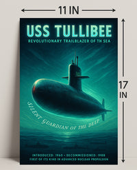 Uss Tullibee Silent Guardian Of The Poster PosterGoat