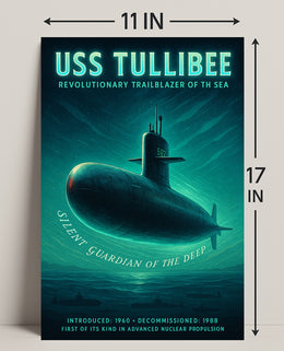 Uss Tullibee Silent Guardian Of The Poster PosterGoat