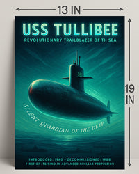 Uss Tullibee Silent Guardian Of The Poster PosterGoat