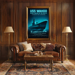 Uss Wahoo Silent Hunter Of The Pacific Poster PosterGoat
