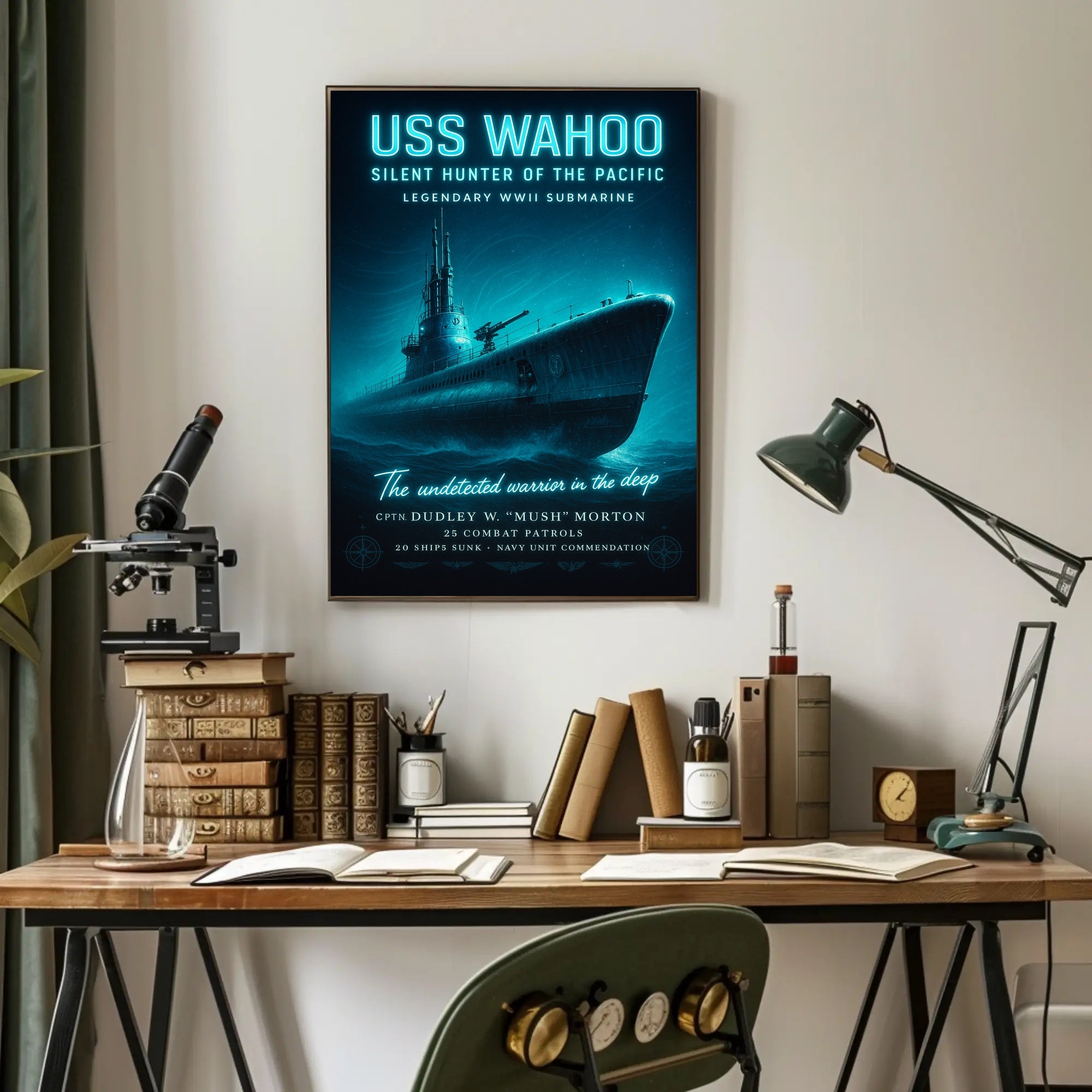 Uss Wahoo Silent Hunter Of The Pacific Poster PosterGoat
