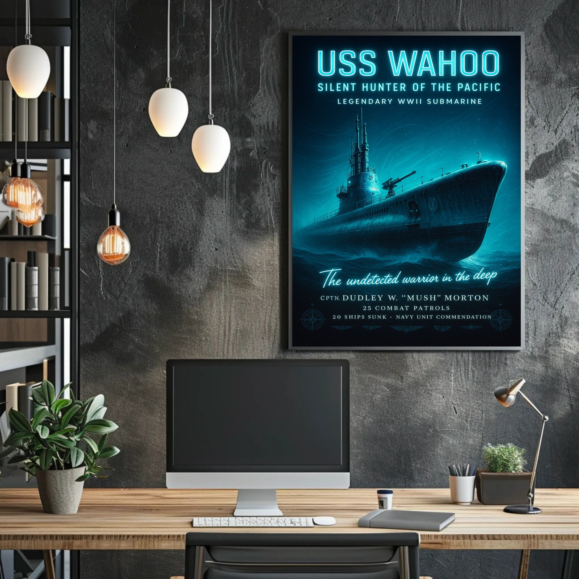 Uss Wahoo Silent Hunter Of The Pacific Poster PosterGoat