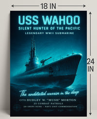 Uss Wahoo Silent Hunter Of The Pacific Poster PosterGoat
