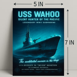 Uss Wahoo Silent Hunter Of The Pacific Poster PosterGoat