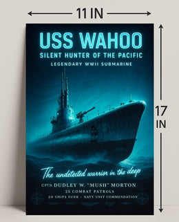 Uss Wahoo Silent Hunter Of The Pacific Poster PosterGoat