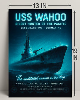 Uss Wahoo Silent Hunter Of The Pacific Poster PosterGoat