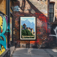 Vaduz Castle Travel Poster PosterGoat