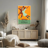 Valencia vs Real Madrid 1931 Vintage Sports Poster PosterGoat