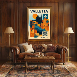 Valletta A Mediterranean Gem Poster PosterGoat