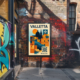 Valletta A Mediterranean Gem Poster PosterGoat
