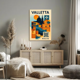 Valletta A Mediterranean Gem Poster PosterGoat