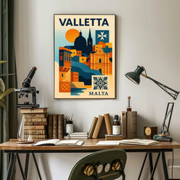Valletta A Mediterranean Gem Poster PosterGoat