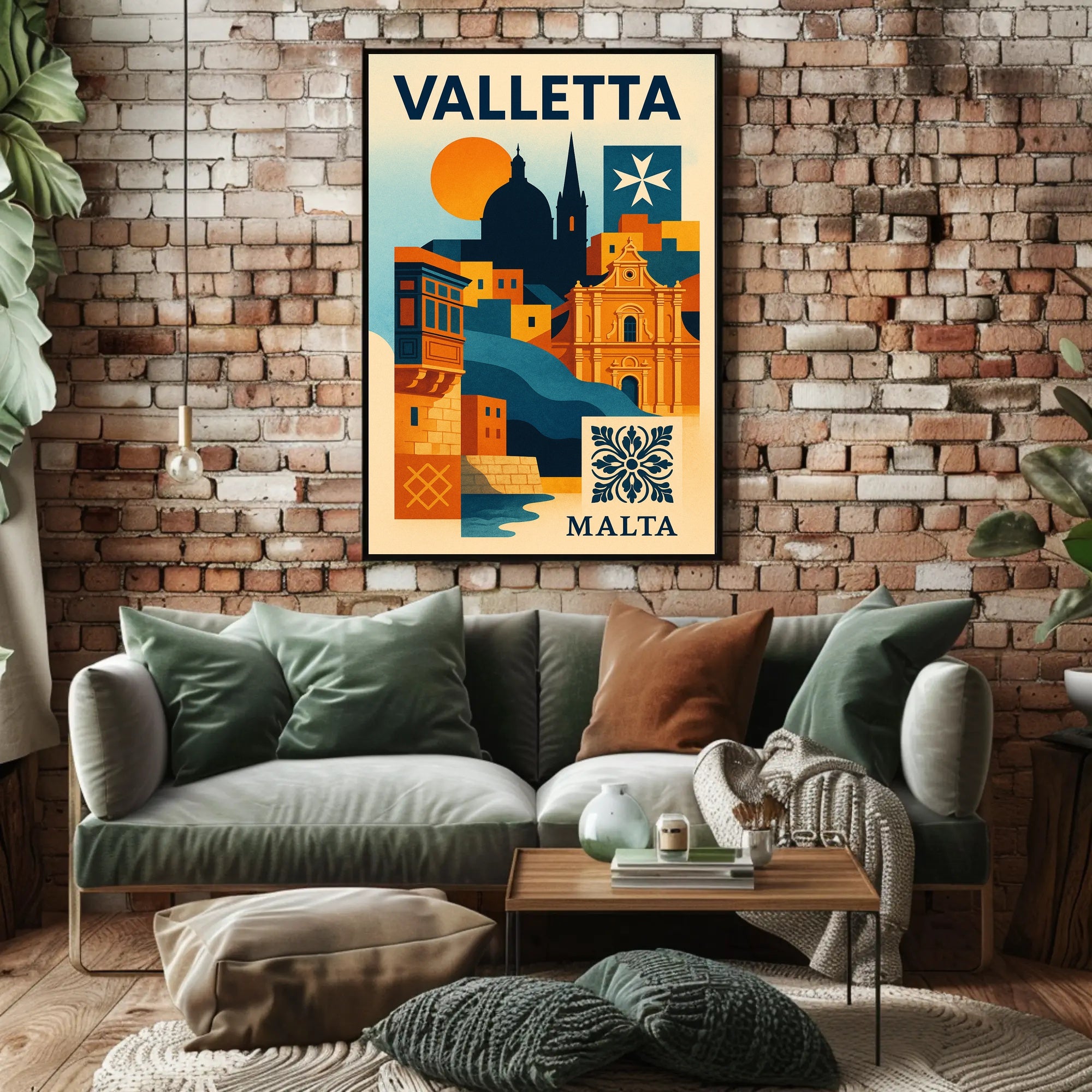 Valletta A Mediterranean Gem Poster PosterGoat