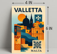 Valletta A Mediterranean Gem Poster PosterGoat