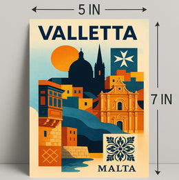 Valletta A Mediterranean Gem Poster PosterGoat