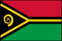 Vanuatu National Flag Modern Art Country Flag Poster PosterGoat