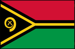Vanuatu National Flag Modern Art Country Flag Poster PosterGoat