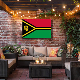 Vanuatu National Flag Modern Art Country Flag Poster PosterGoat