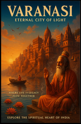Varanasi Eternal City of Light Poster PosterGoat