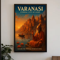 Varanasi Eternal City of Light Poster PosterGoat