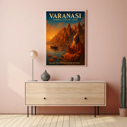 Varanasi Eternal City of Light Poster PosterGoat
