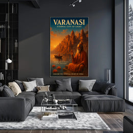 Varanasi Eternal City of Light Poster PosterGoat