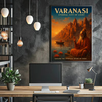 Varanasi Eternal City of Light Poster PosterGoat