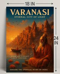 Varanasi Eternal City of Light Poster PosterGoat